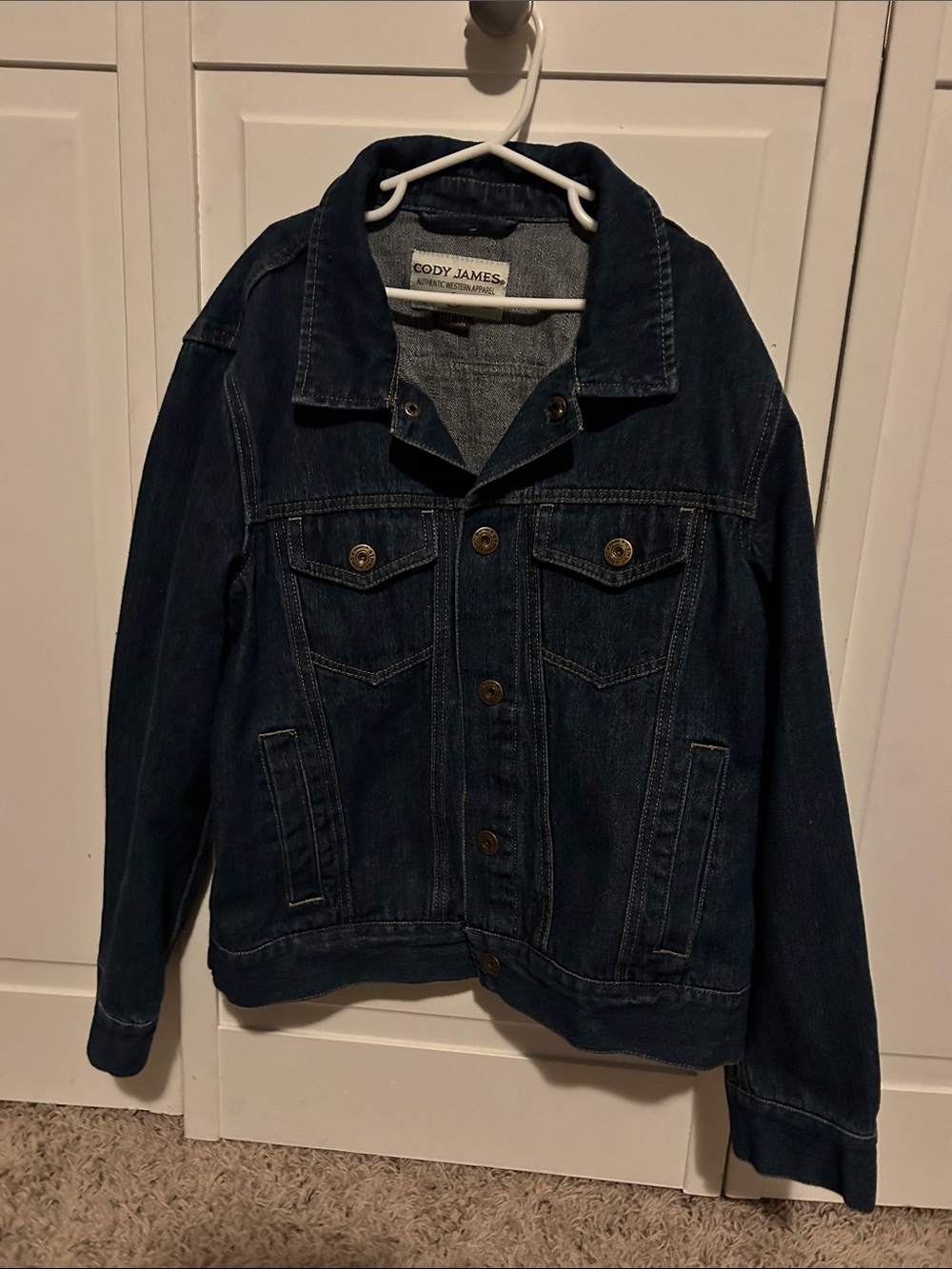 Cody James Kids' Dark Blue Denim Jean Jacket Size XL